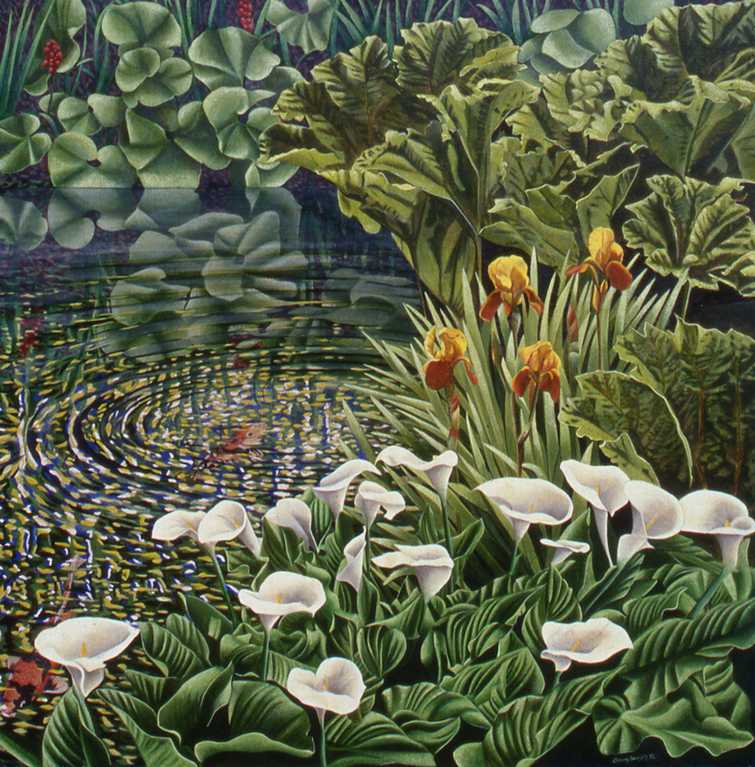 Garden paintings Graham Bannister